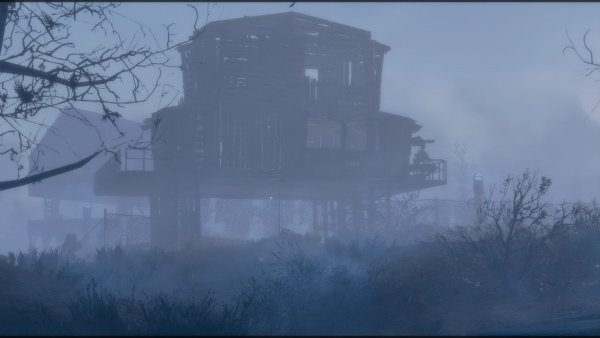 Хижина в деревне на Харборе.. Poselenia Windfire Fallout-4