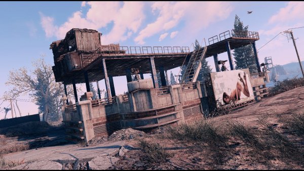 Парковка Линк Пирk, (не ваниль) Poselenia Windfire Fallout-4