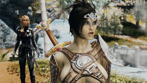 Мирроя и девица из Хелгена.. Sexrim AE (Тропики 12)