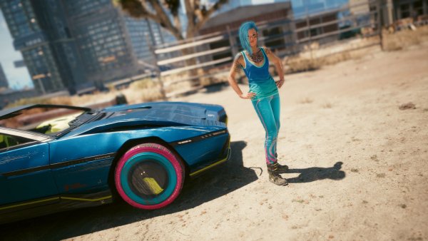 За городом.. Cyberpunk 2077 глазами Windfire