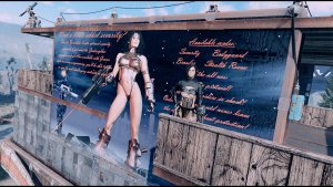 Балкон в одном из поселений.. Poselenia Windfire Fallout-4