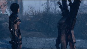 Нора освобождает пленика.. Fallout-4 (Сборка 9.0)