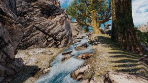 Источник водопада.. Skyrim SE (Тропики 7.0)