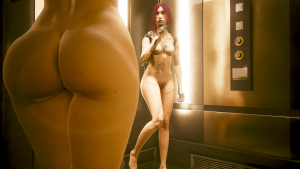 Попа Ви и Сойка с кибер-имплантами.