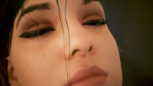 Крупным планом - спящая Джуди.