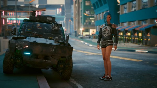 На улице.. Cyberpunk 2077 глазами Windfire