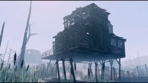 Хижины на болоте.. Poselenia Windfire Fallout-4
