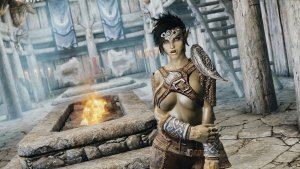 МИРРОЯ в зале ярла.. Skyrim AE (Тропики 12)