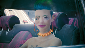 Девушка узнала Ви и рада встречи с ней.