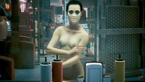 Радостная продавщица узнала Ви.