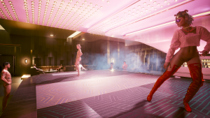 Вечеринка нудистов в клубе «Тёмная материя».