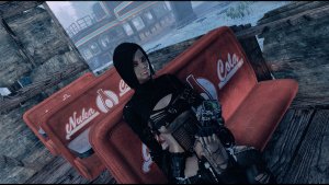 Нора в кафе поселения.. Fallout-4 (Сборка 9.0)