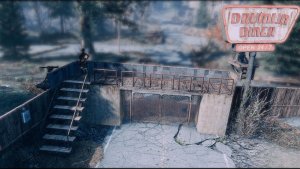 Ворота в Закусочную Друмлин.. Poselenia Windfire Fallout-4