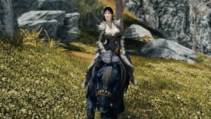 Кьяра верхом.. Skyrim AE (Тропики 12)