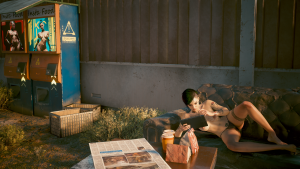 Джуди восполняет запасы в своём теле витамина - D.