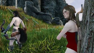 SkyrimAE В лагере Анги