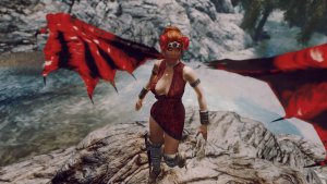 ЛИНА в форме суккубы.. SKYRIM AE (Сборка 14)