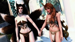 SkyrimAE Кумихо и Элисиф