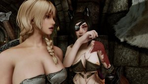 SkyrimAE Пссс... Йордис, без тройничка не договоримся с ней