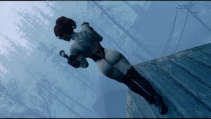 Вамп на крыше..  Fallout-4 (Сборка 10)