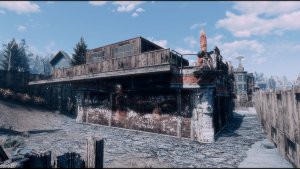 Обжитая Ракета Натика.. Poselenia Windfire Fallout-4