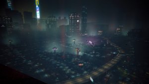 Ночь над городом.. Cyberpunk 2077 глазами Windfire