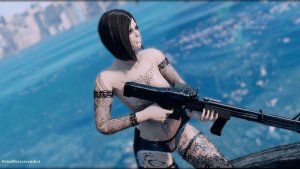 На воде.. Fallout-4 (Сборка 10.5)