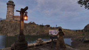 И художник на мольберте наш маяк нарисовал.