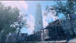 Вид на Банкер Хилл. Fallout-4 (Сборка 10.5)