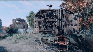 Хижины.. Poselenia Windfire Fallout-4