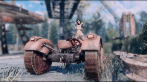 Нора пригнала трактор ;) Fallout-4 (Сборка 10.5)