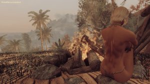 Алия в своем лагере. SKYRIM AE (Сборка 16)