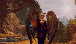 Лина в суккубьей форме. SKYRIM AE (Сборка 16)