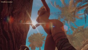 Алия на фоне пейзажа. SKYRIM AE (Сборка 16)