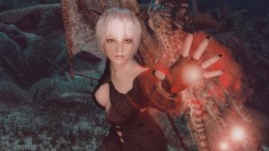 Лина суккубка. SKYRIM AE (Сборка 16)