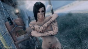 Нора моется в душе.. Fallout-4 (Сборка 11)