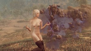 Лина с атронахами. SKYRIM AE (Сборка 16)