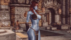 Сина, ждёт в приемной ярла.. SKYRIM AE (Сборка 16)