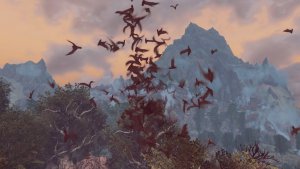 Элли летит над Скайрим высоко.. SKYRIM AE (Сборка 16)