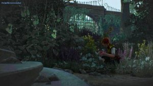 Шани собирает травы.. Ведьмак III (сборка Торна)