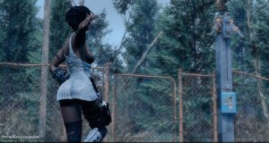 Юна смотрит вдаль.. Fallout-4 (Сборка 11)