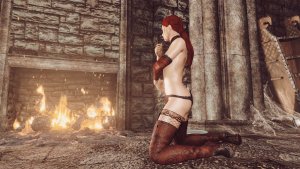 Возле камина.. SKYRIM AE (Сборка 16)