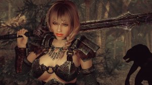 Кира с дикарем.. SKYRIM AE (Сборка 16)