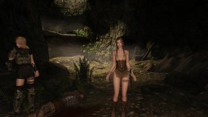 Лидия и Вилья. Охранника пришлось нейтрализовать