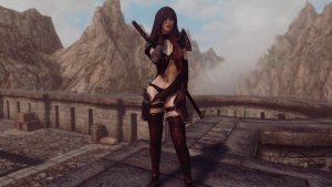 Элли, в Форте Стражи рассвета.. SKYRIM AE (Сборка 16)