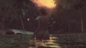 Ночь. Озеро. SKYRIM AE (Сборка 16)