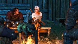 Цири гостит у Барона. Ведьмак III (сборка Торна)