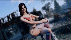 Клэр отдыхает дома. Fallout-4 (Сборка 11)