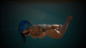Под водой.. Cyberpunk 2077 глазами Windfire