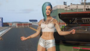 На пляж? Cyberpunk 2077 глазами Windfire